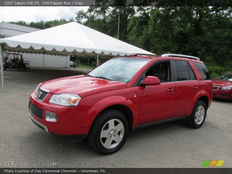 Chili Pepper Red / Gray 2007 Saturn VUE V6