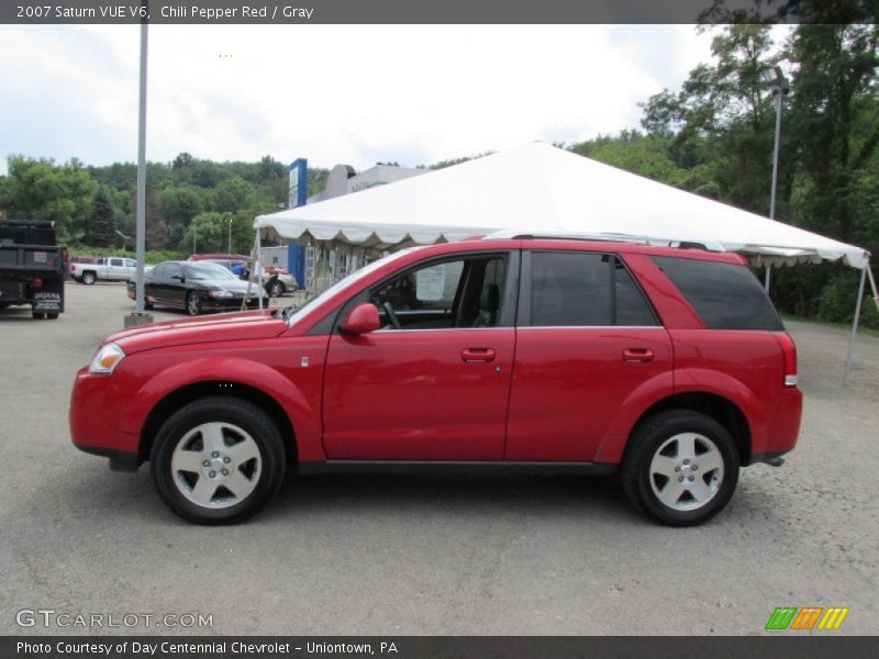 Chili Pepper Red / Gray 2007 Saturn VUE V6