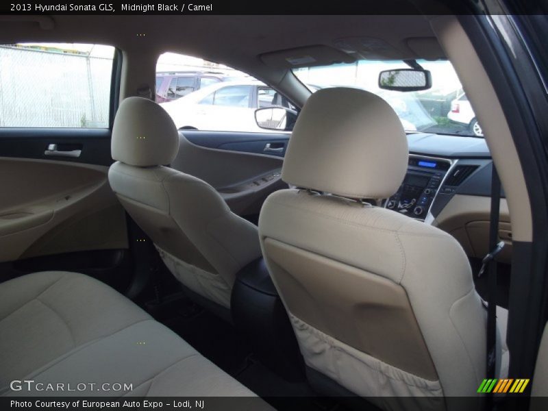 Midnight Black / Camel 2013 Hyundai Sonata GLS