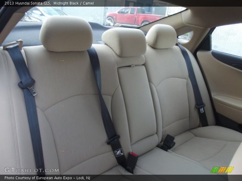 Midnight Black / Camel 2013 Hyundai Sonata GLS