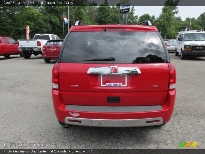 Chili Pepper Red / Gray 2007 Saturn VUE V6