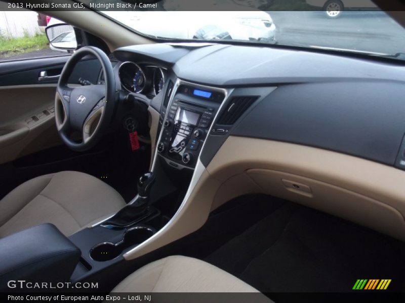 Midnight Black / Camel 2013 Hyundai Sonata GLS