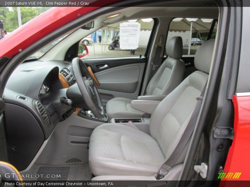 Chili Pepper Red / Gray 2007 Saturn VUE V6