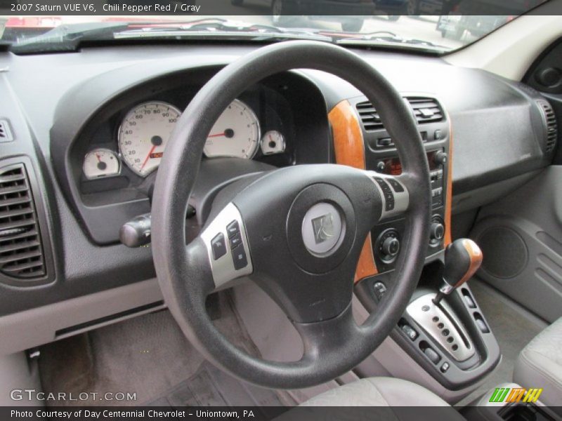 Chili Pepper Red / Gray 2007 Saturn VUE V6