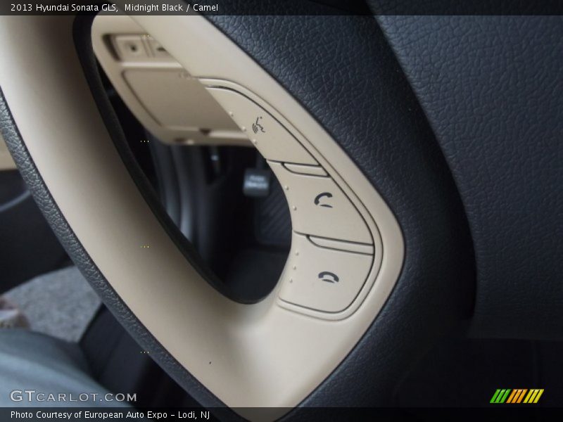 Midnight Black / Camel 2013 Hyundai Sonata GLS