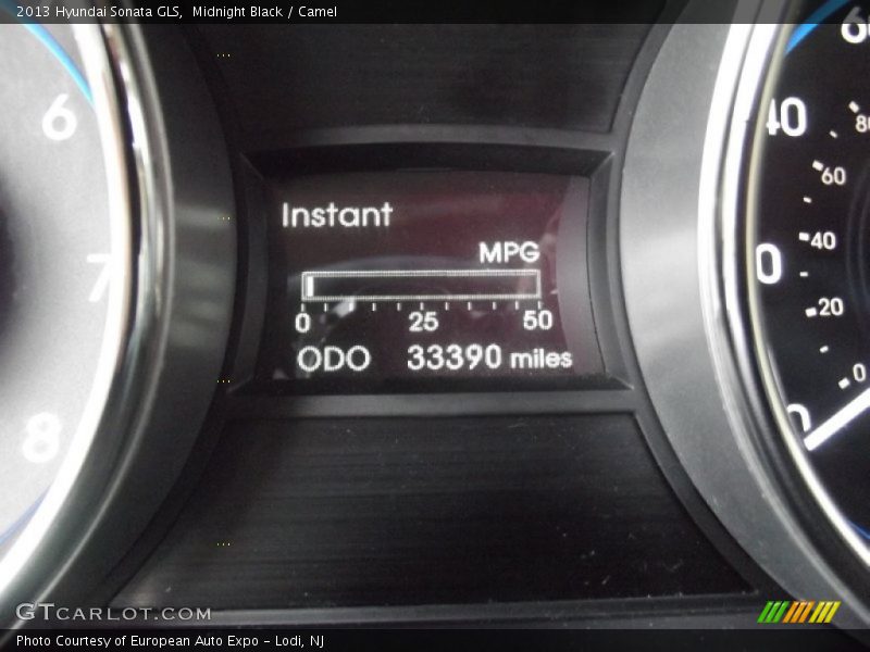 Midnight Black / Camel 2013 Hyundai Sonata GLS