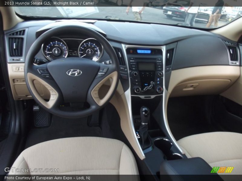 Midnight Black / Camel 2013 Hyundai Sonata GLS