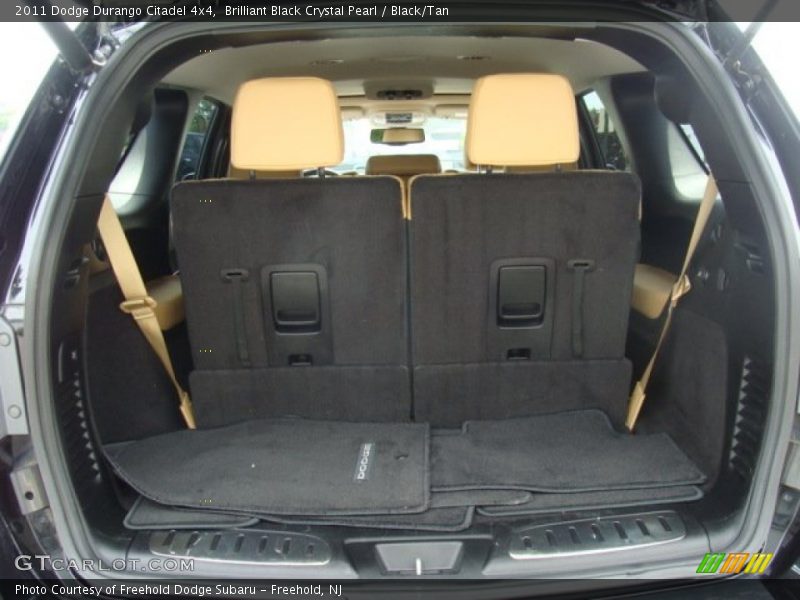 Brilliant Black Crystal Pearl / Black/Tan 2011 Dodge Durango Citadel 4x4