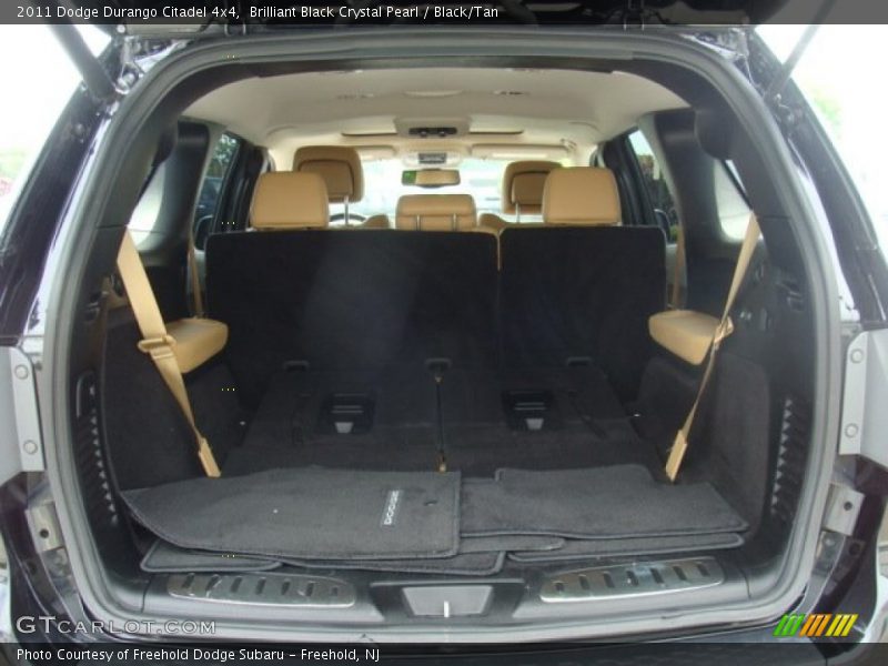 Brilliant Black Crystal Pearl / Black/Tan 2011 Dodge Durango Citadel 4x4