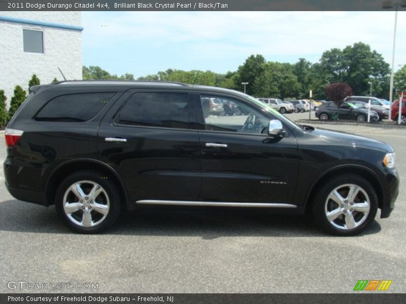 Brilliant Black Crystal Pearl / Black/Tan 2011 Dodge Durango Citadel 4x4