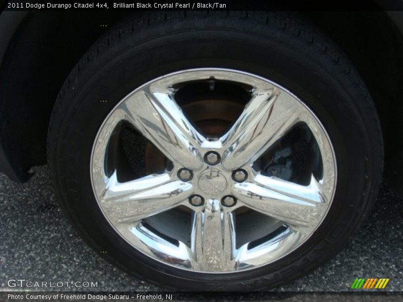 Brilliant Black Crystal Pearl / Black/Tan 2011 Dodge Durango Citadel 4x4