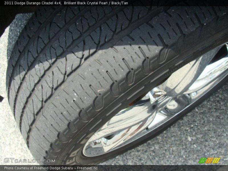Brilliant Black Crystal Pearl / Black/Tan 2011 Dodge Durango Citadel 4x4