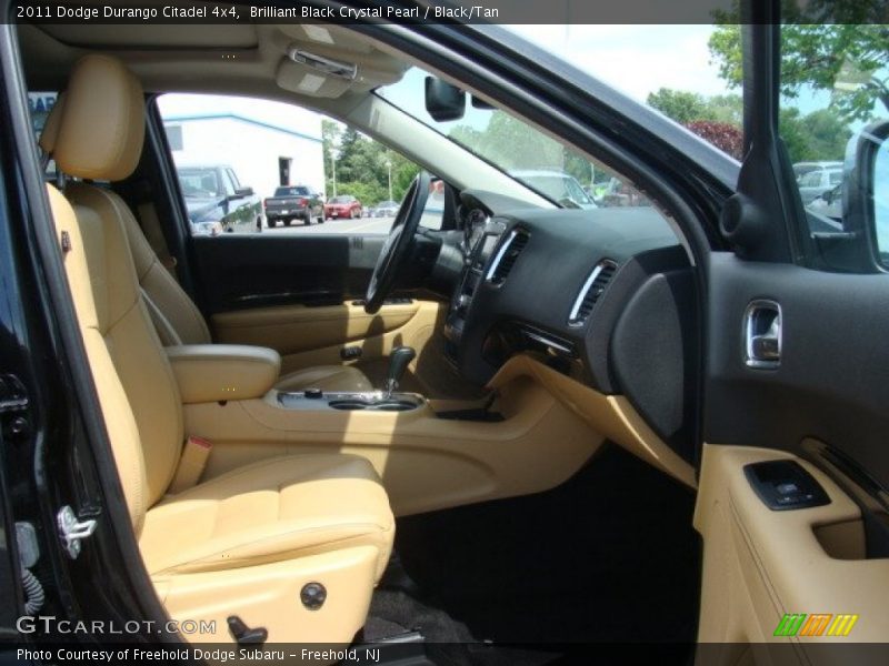 Brilliant Black Crystal Pearl / Black/Tan 2011 Dodge Durango Citadel 4x4
