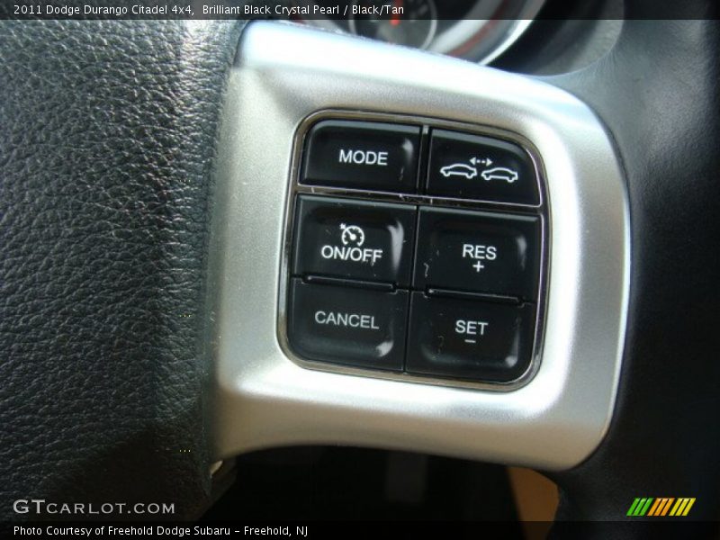 Brilliant Black Crystal Pearl / Black/Tan 2011 Dodge Durango Citadel 4x4