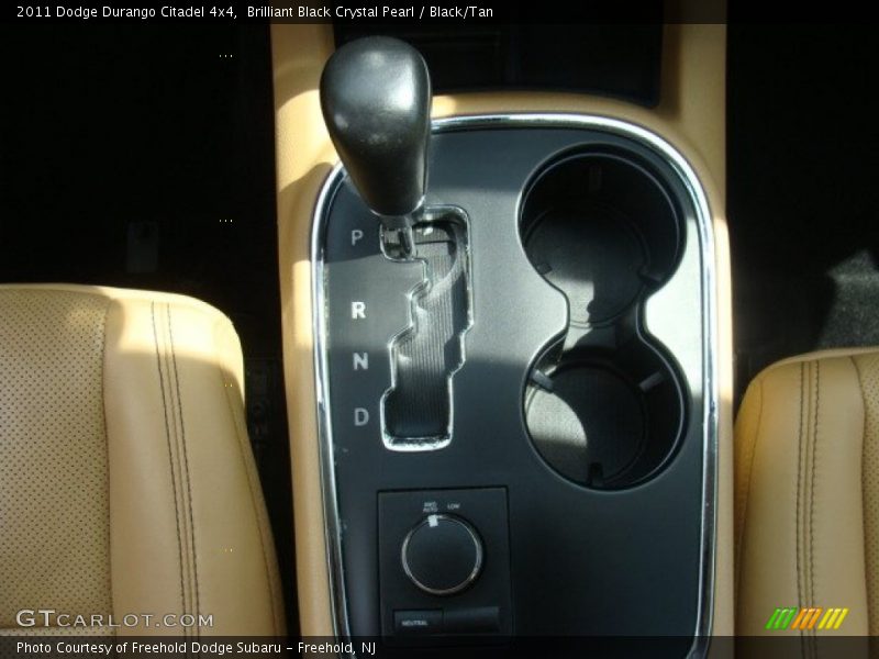 Brilliant Black Crystal Pearl / Black/Tan 2011 Dodge Durango Citadel 4x4