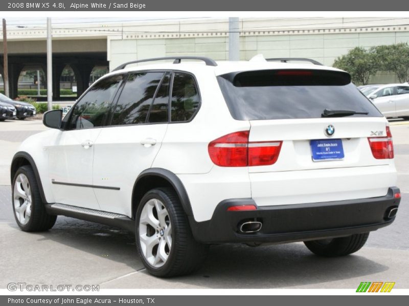 Alpine White / Sand Beige 2008 BMW X5 4.8i