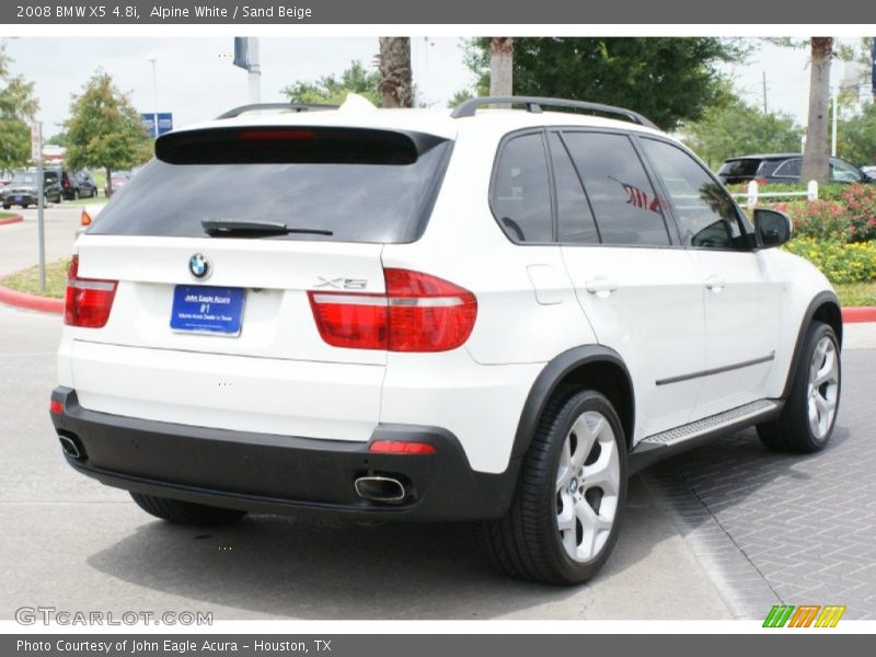 Alpine White / Sand Beige 2008 BMW X5 4.8i