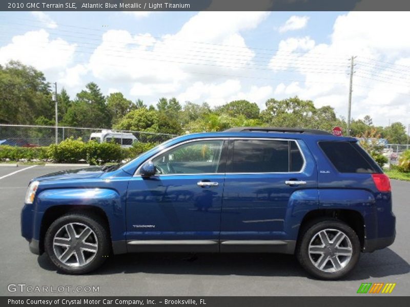 Atlantic Blue Metallic / Light Titanium 2010 GMC Terrain SLE