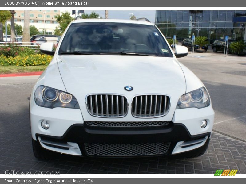 Alpine White / Sand Beige 2008 BMW X5 4.8i