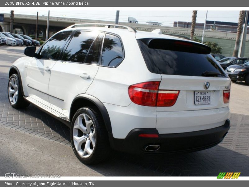 Alpine White / Sand Beige 2008 BMW X5 4.8i