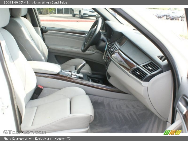 Alpine White / Sand Beige 2008 BMW X5 4.8i