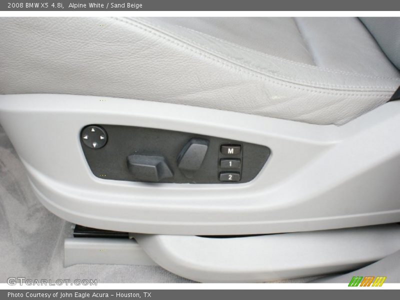 Alpine White / Sand Beige 2008 BMW X5 4.8i