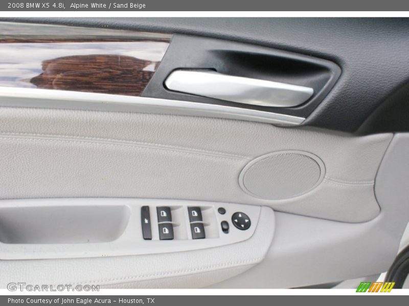 Alpine White / Sand Beige 2008 BMW X5 4.8i