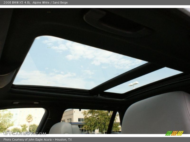 Alpine White / Sand Beige 2008 BMW X5 4.8i