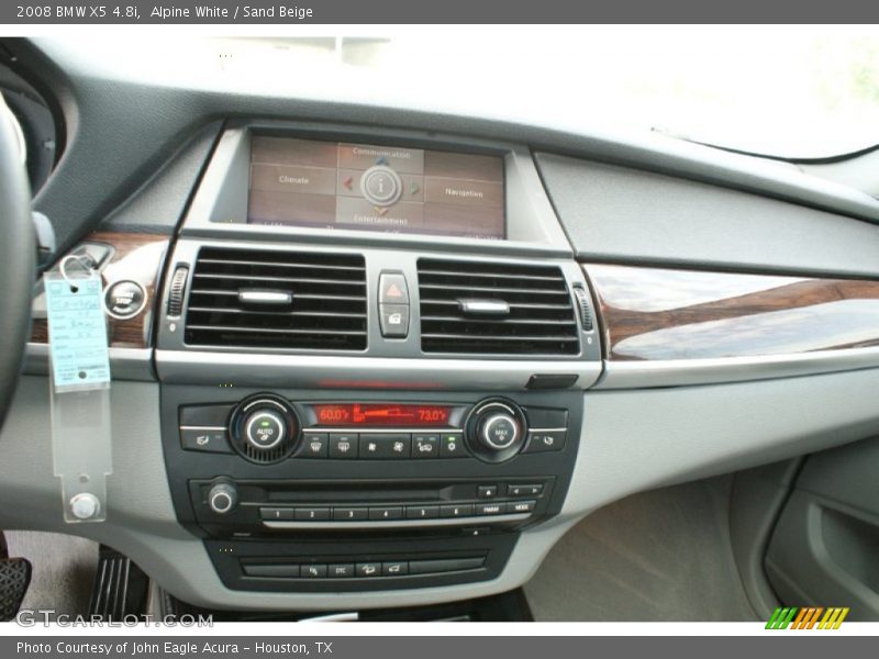 Alpine White / Sand Beige 2008 BMW X5 4.8i