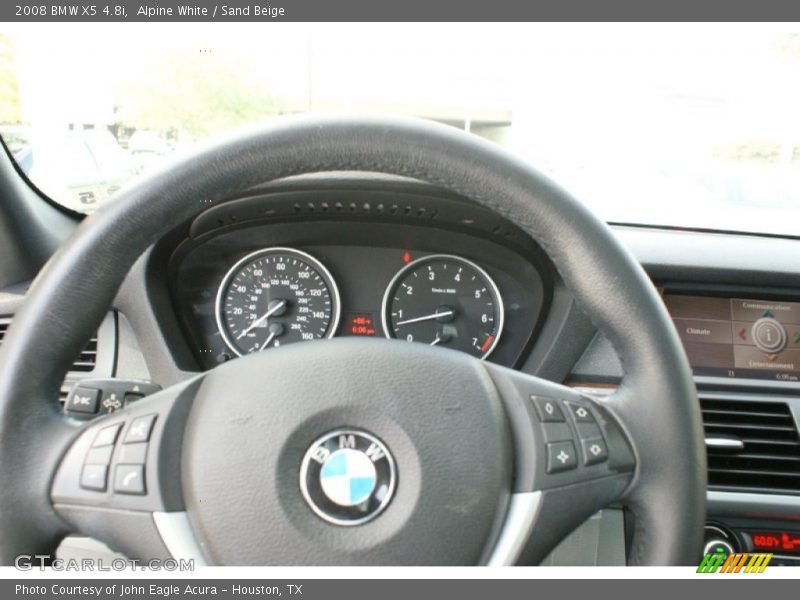 Alpine White / Sand Beige 2008 BMW X5 4.8i
