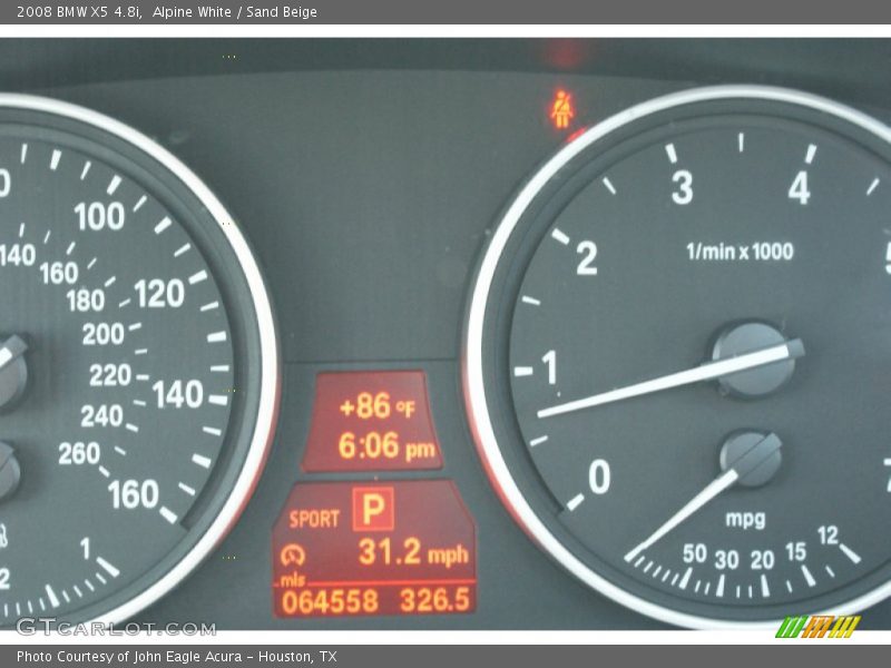 Alpine White / Sand Beige 2008 BMW X5 4.8i