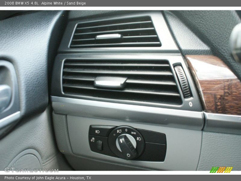 Alpine White / Sand Beige 2008 BMW X5 4.8i