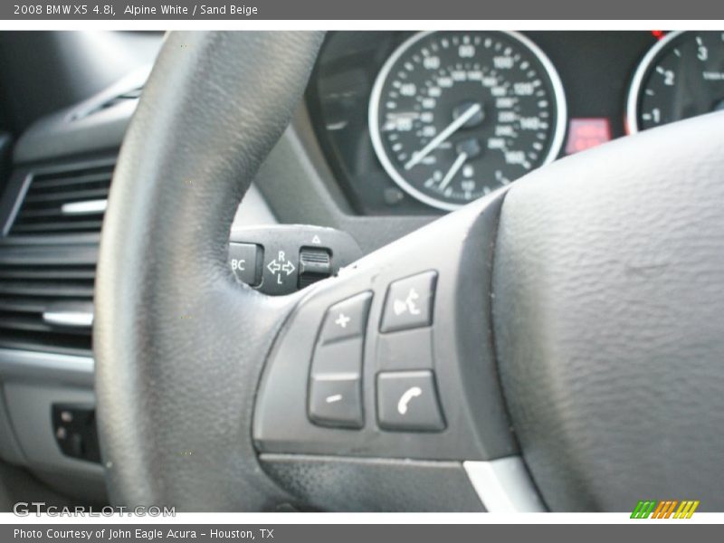 Alpine White / Sand Beige 2008 BMW X5 4.8i