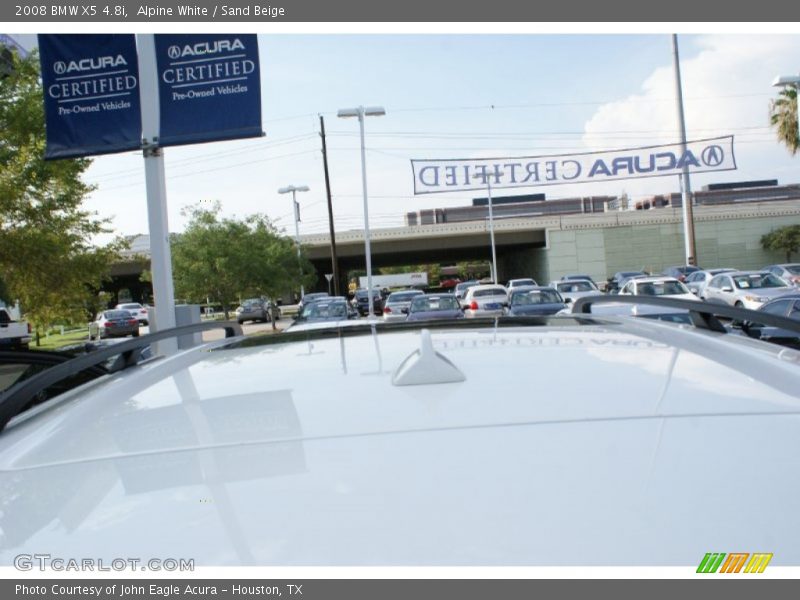 Alpine White / Sand Beige 2008 BMW X5 4.8i