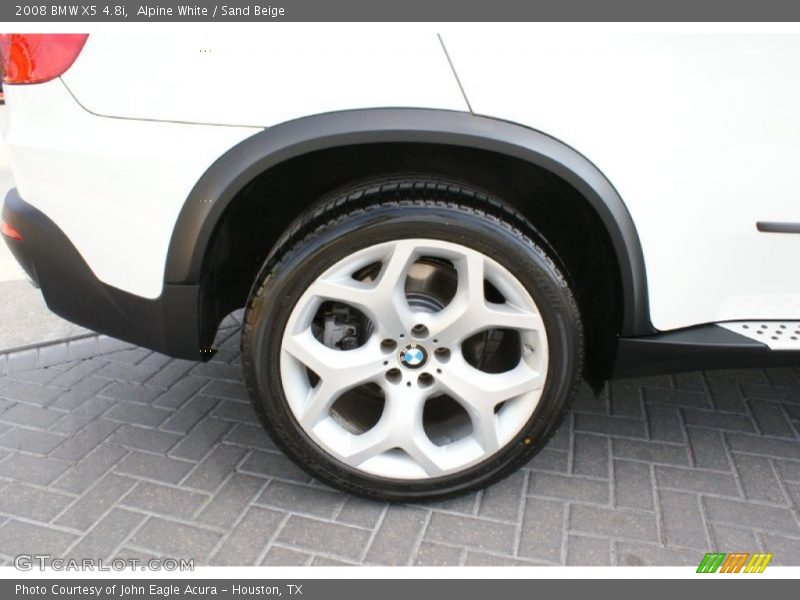 Alpine White / Sand Beige 2008 BMW X5 4.8i