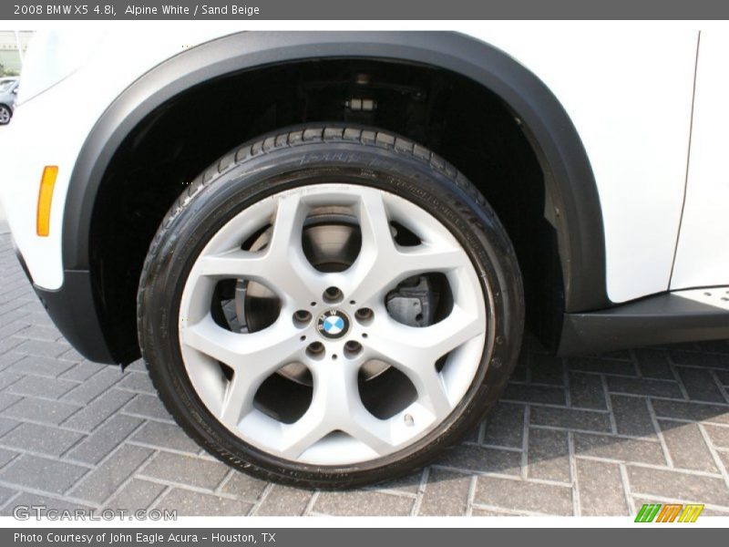 Alpine White / Sand Beige 2008 BMW X5 4.8i
