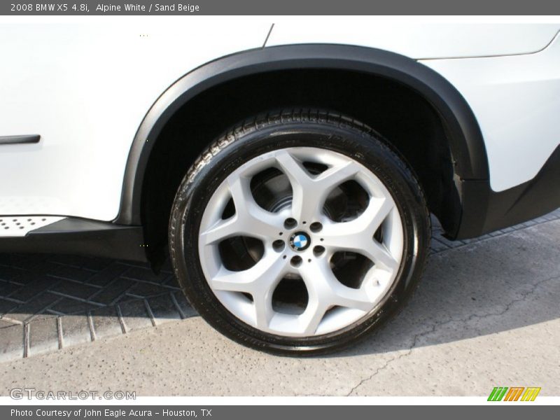Alpine White / Sand Beige 2008 BMW X5 4.8i