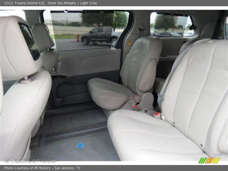 Silver Sky Metallic / Light Gray 2012 Toyota Sienna XLE