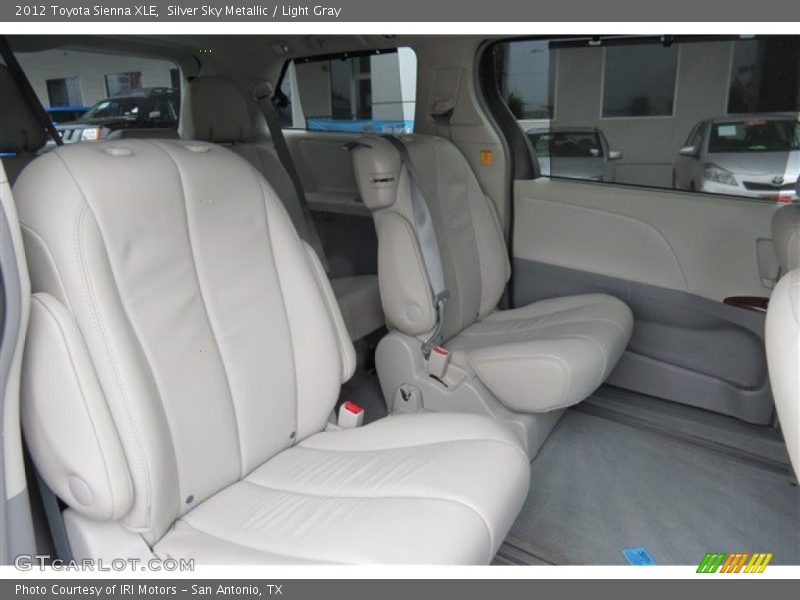 Silver Sky Metallic / Light Gray 2012 Toyota Sienna XLE