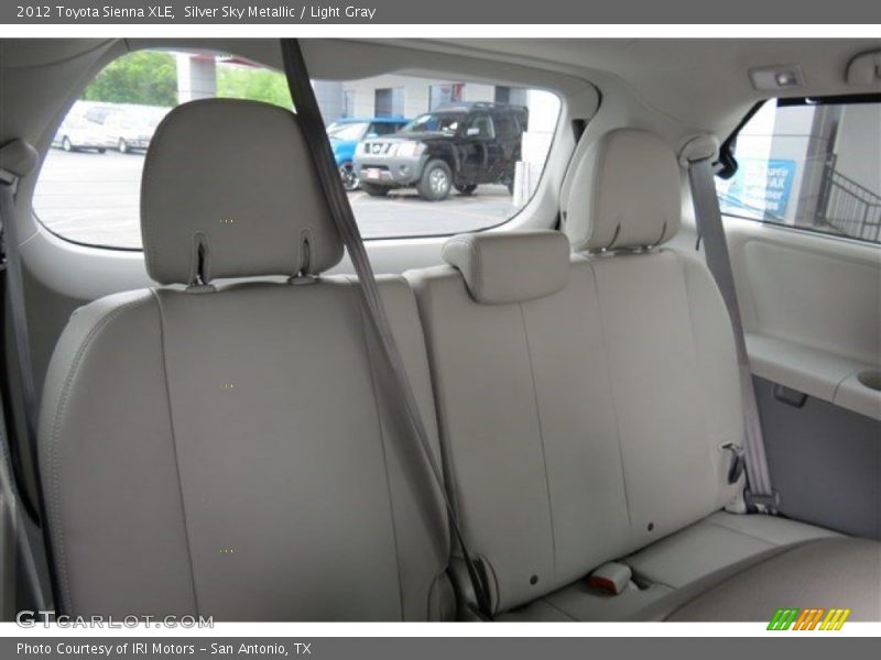 Silver Sky Metallic / Light Gray 2012 Toyota Sienna XLE