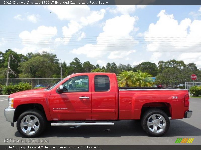 Victory Red / Ebony 2012 Chevrolet Silverado 1500 LT Extended Cab