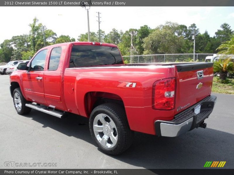 Victory Red / Ebony 2012 Chevrolet Silverado 1500 LT Extended Cab