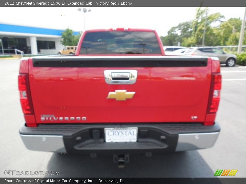 Victory Red / Ebony 2012 Chevrolet Silverado 1500 LT Extended Cab