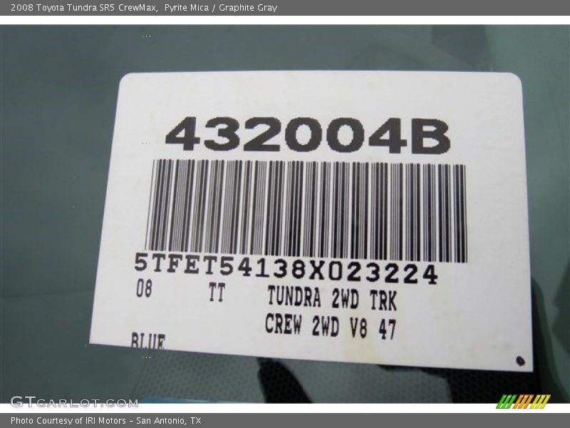 Pyrite Mica / Graphite Gray 2008 Toyota Tundra SR5 CrewMax