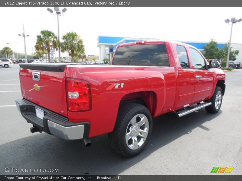 Victory Red / Ebony 2012 Chevrolet Silverado 1500 LT Extended Cab