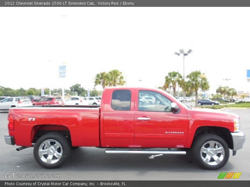Victory Red / Ebony 2012 Chevrolet Silverado 1500 LT Extended Cab
