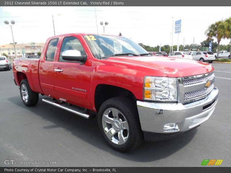 Victory Red / Ebony 2012 Chevrolet Silverado 1500 LT Extended Cab