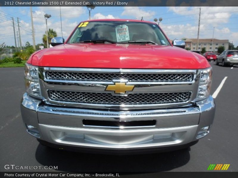 Victory Red / Ebony 2012 Chevrolet Silverado 1500 LT Extended Cab