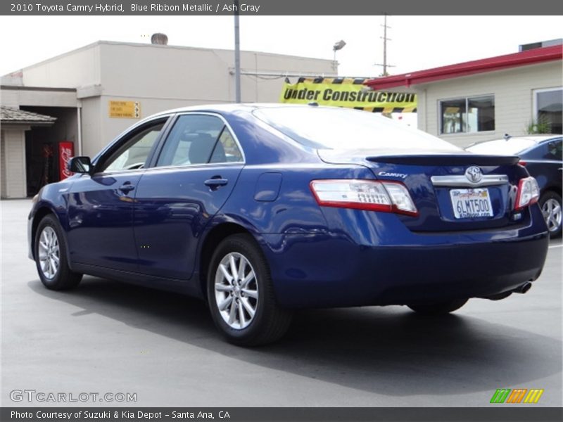 Blue Ribbon Metallic / Ash Gray 2010 Toyota Camry Hybrid