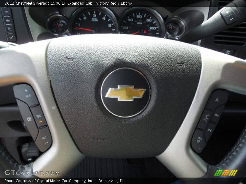 Victory Red / Ebony 2012 Chevrolet Silverado 1500 LT Extended Cab